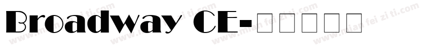 Broadway CE字体转换